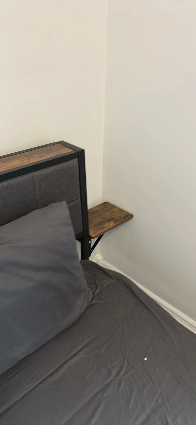 Twin Bed Frame with Headboard Power Outlet - photo 3