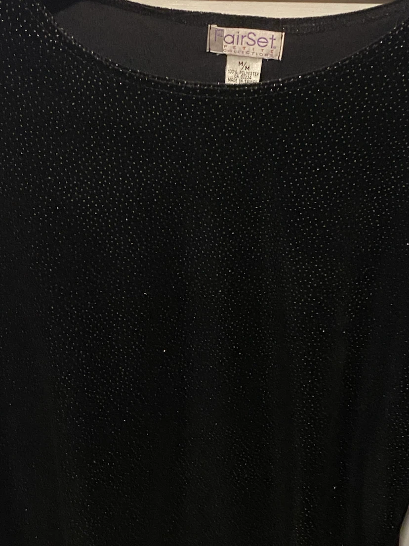 NEW! Women’s Black Long Sleeve Sequinned Top - photo 4
