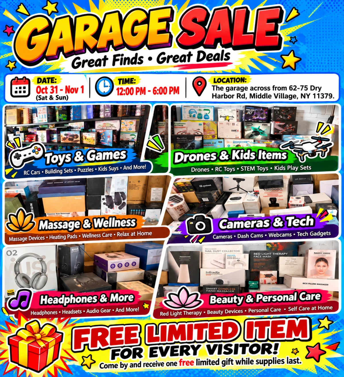 Garage sale 10.31