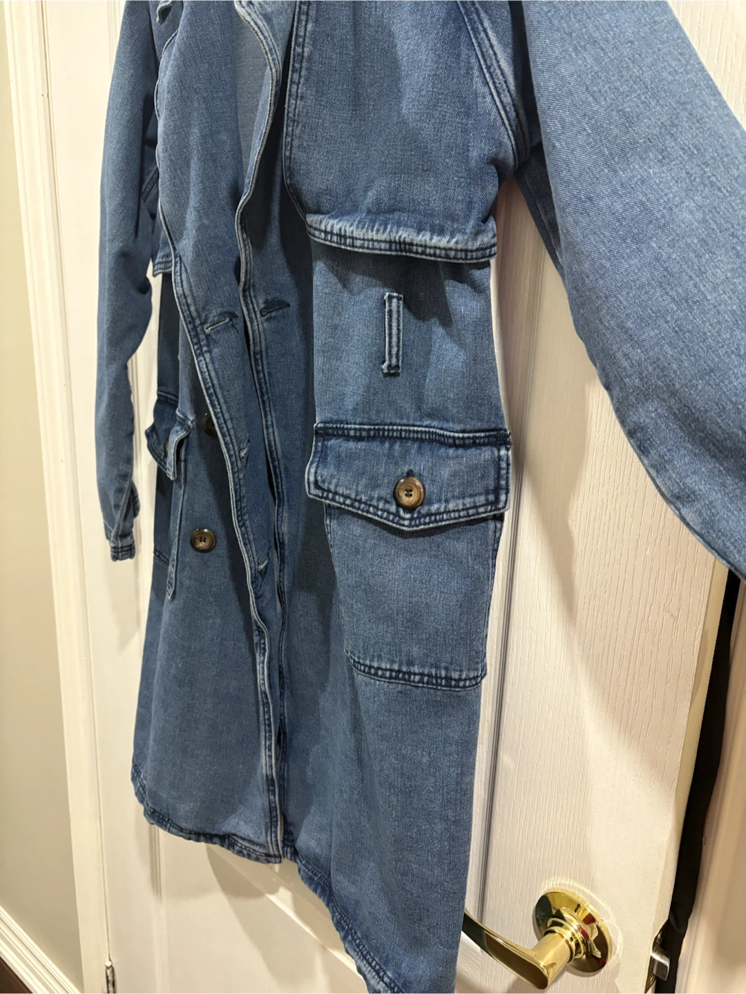 Forever 21 Contemporary Denim Trench Coat - photo 2