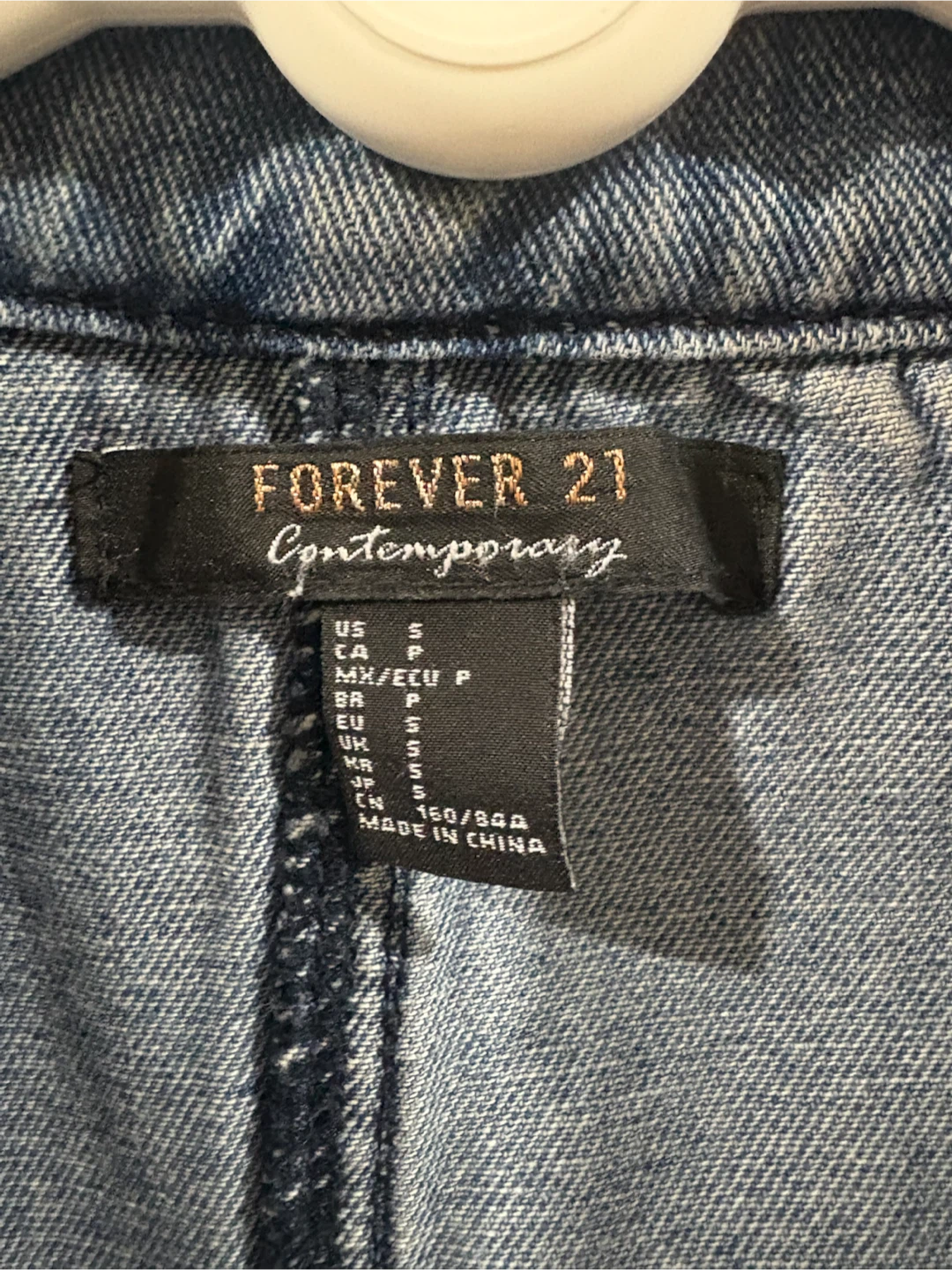 Forever 21 Contemporary Denim Trench Coat - photo 3
