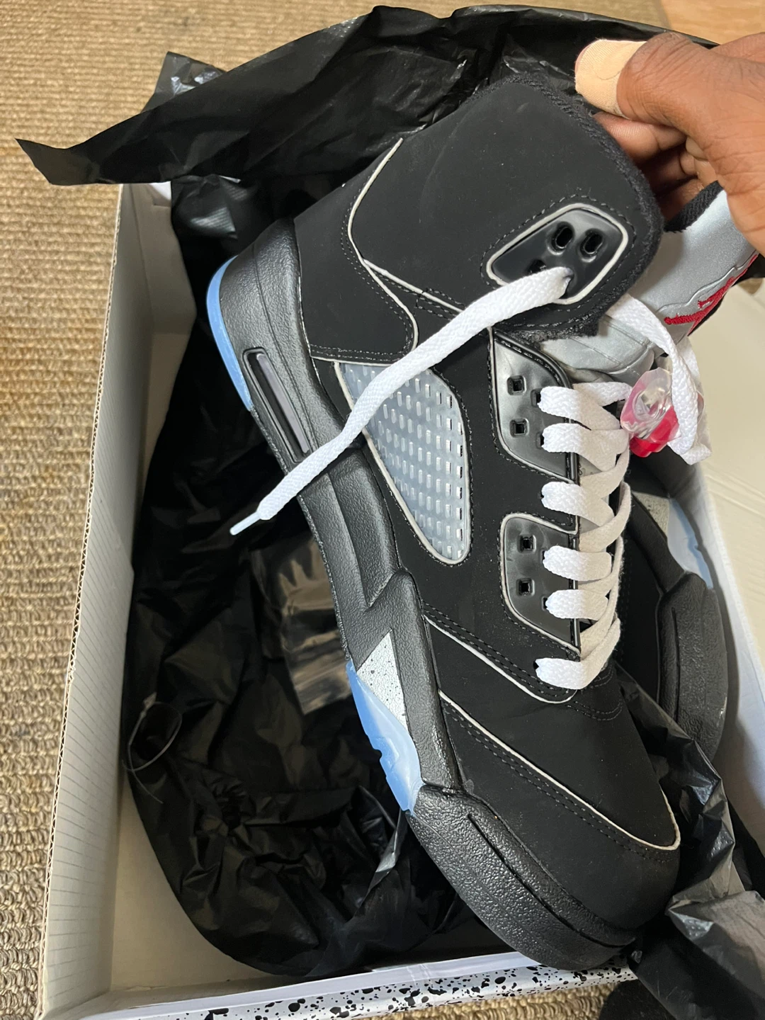Nike Air Jordan 5 Retro Black - photo 4
