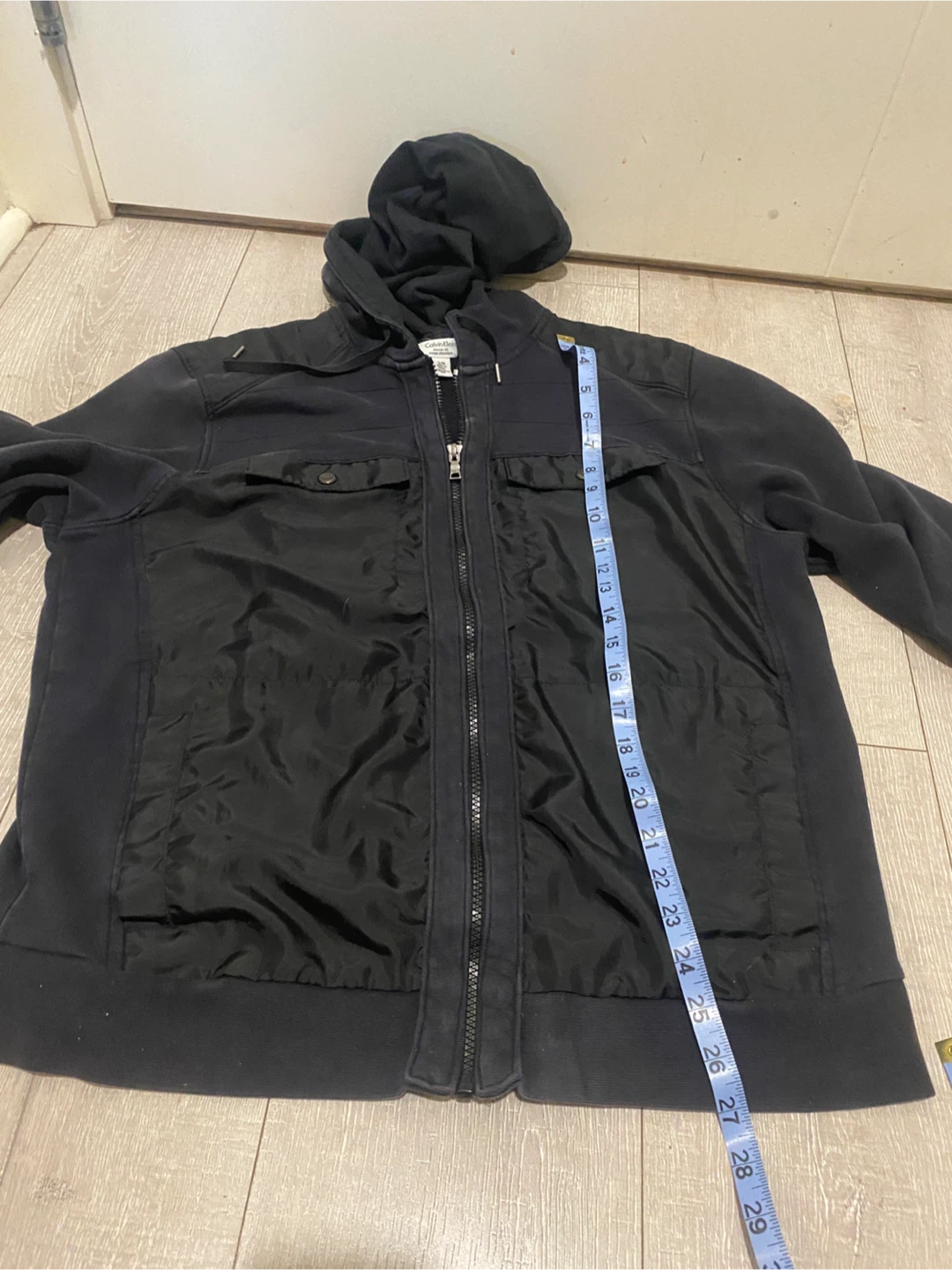 Calvin Klein Full-Zip Hoodie Black