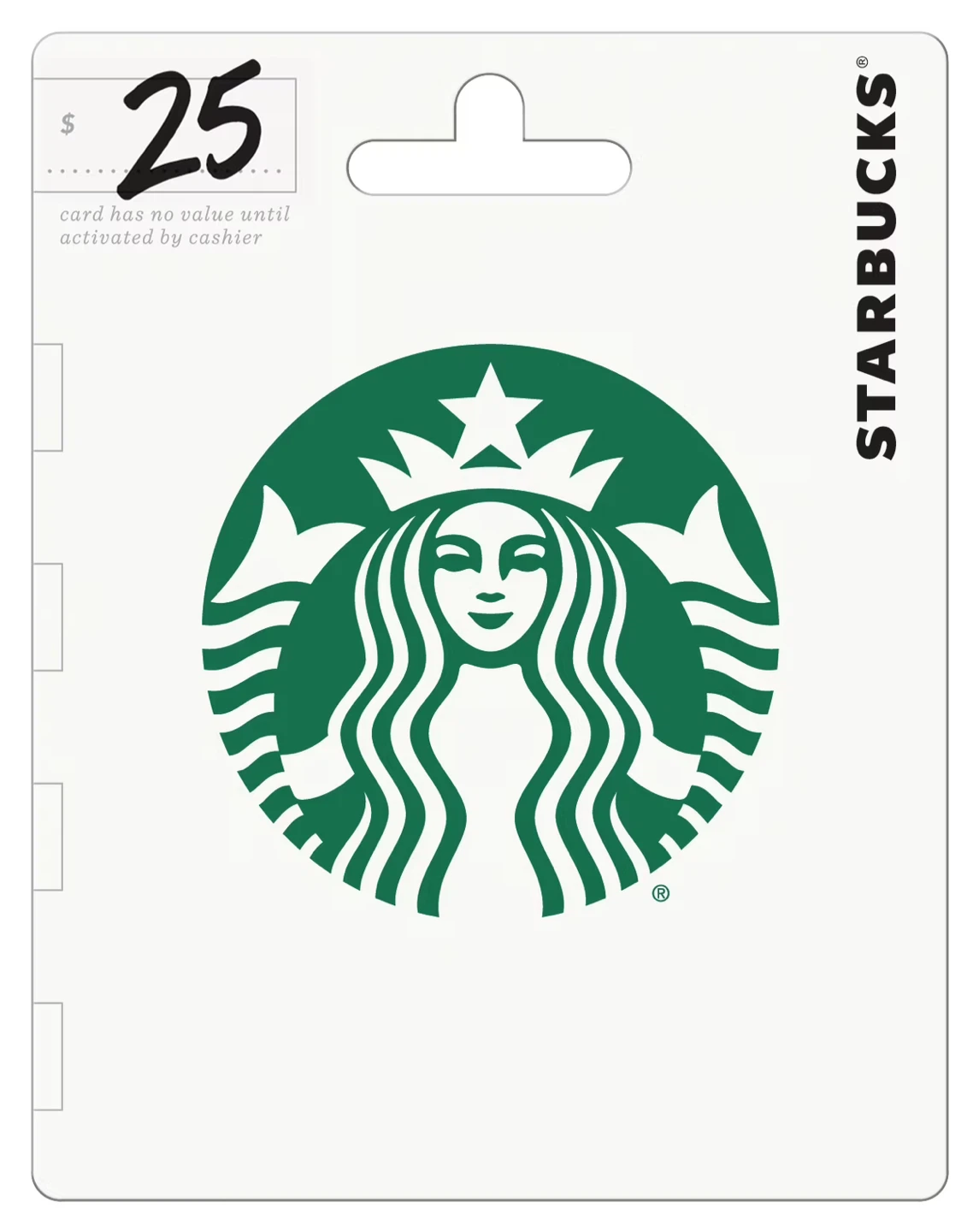 $25 starbucks gift card
