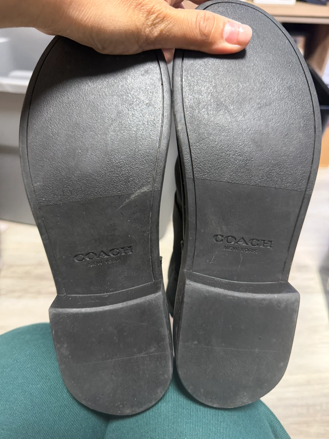 Coach Signature Buckle Boots Black - photo 3