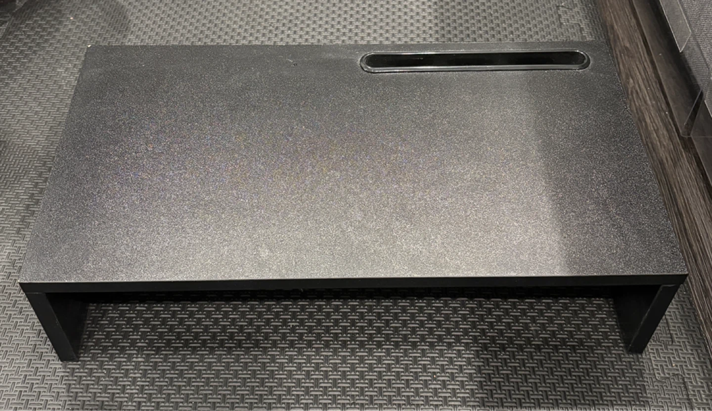 Black Monitor Stand Riser