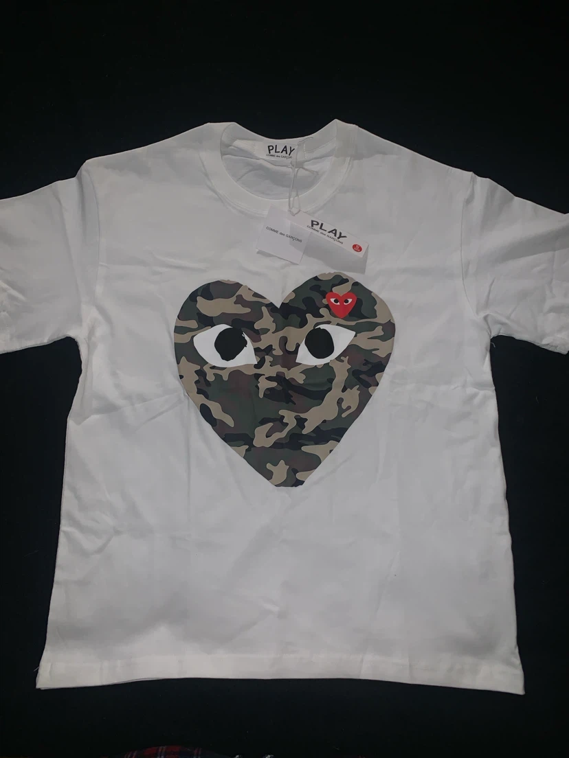 Comme de Garçons White Camo Tee
