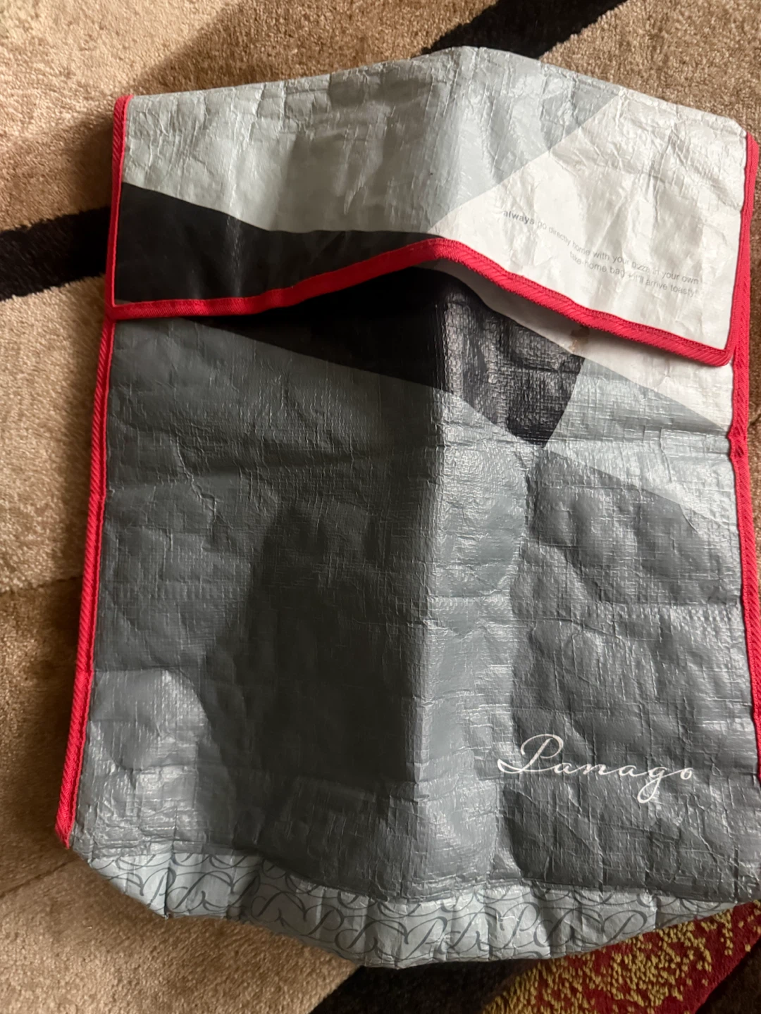 Panago Insulated Pizza Take-Home Bag