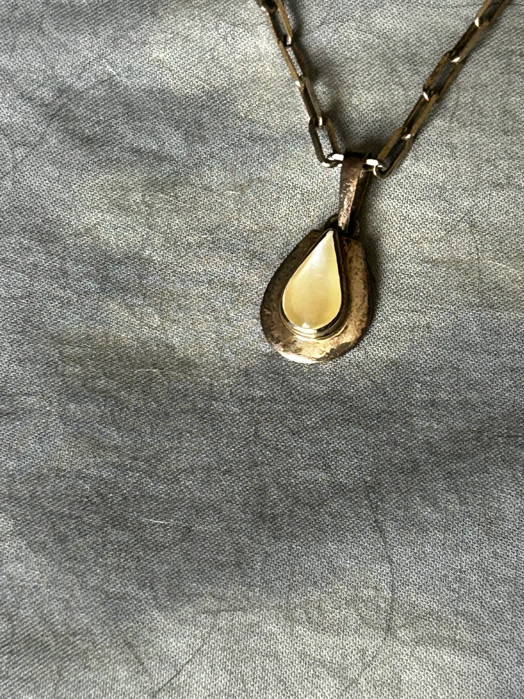 950 Silver Teardrop Necklace and Earring Set - photo 4