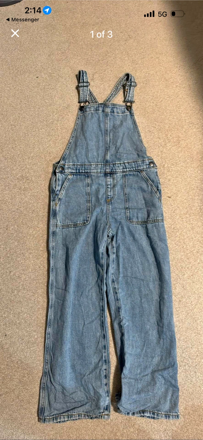 Joe Fresh Denim Overalls Size 10 - photo 2