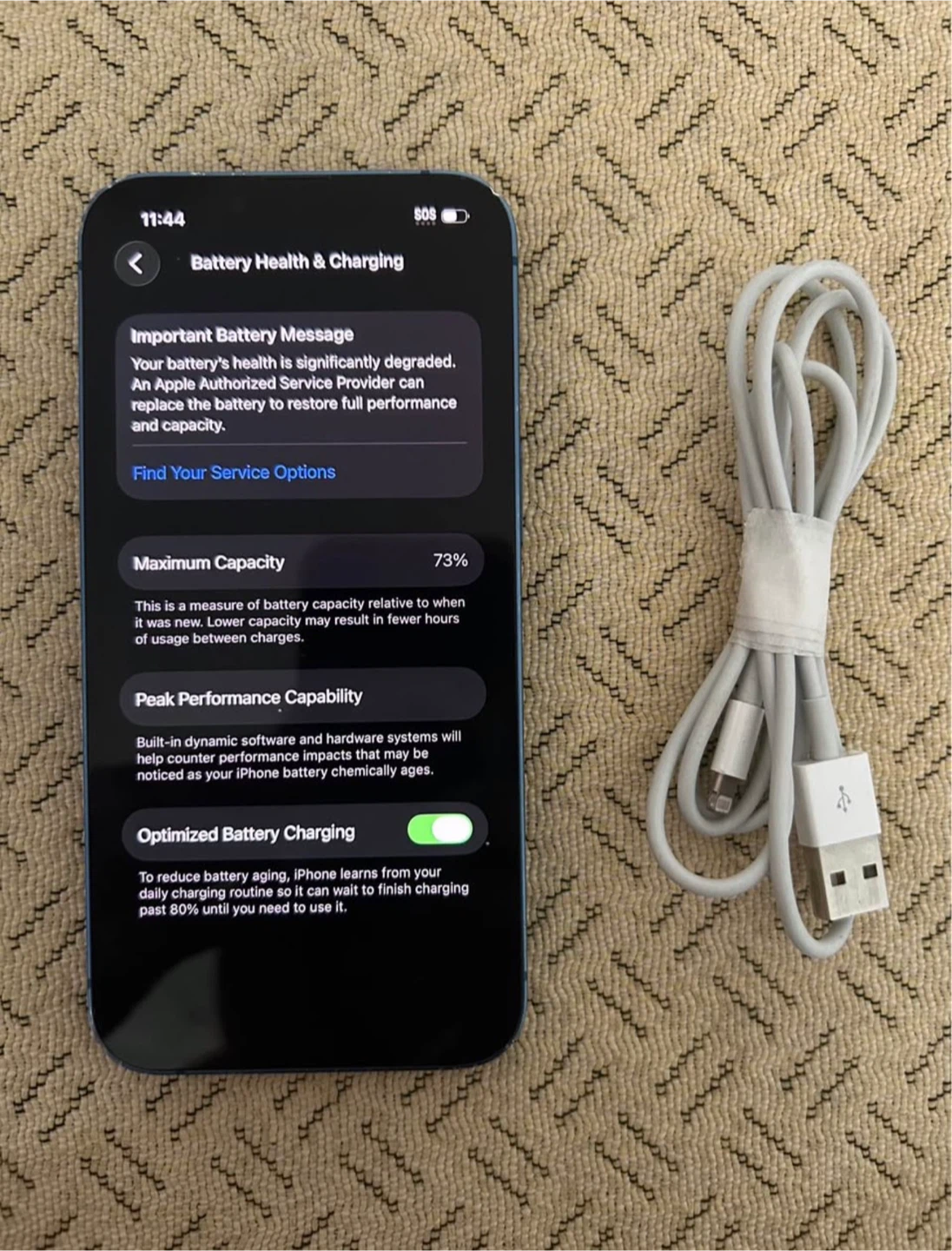 Unlocked Apple iPhone 13 blue 128GB (firm) - photo 4