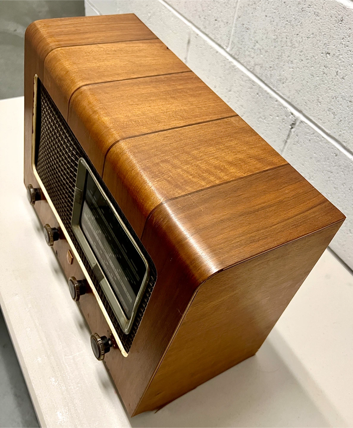 Vintage 1949 Ekco Wooden Radio, Made in England, Display Piece - photo 3