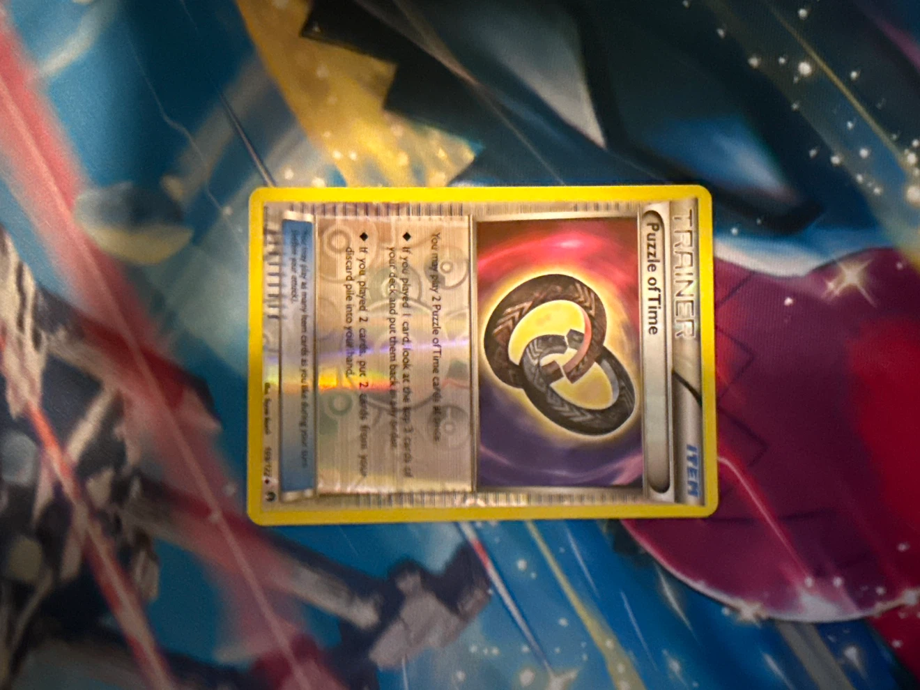 Pokemon Puzzle of Time Trainer Card