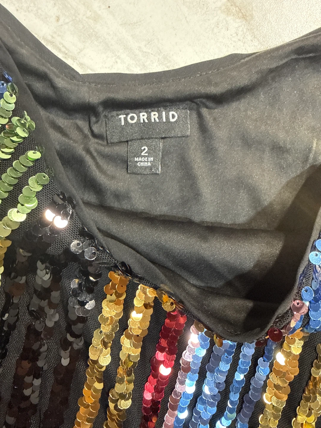 Torrid Rainbow Sequin Cami - photo 3