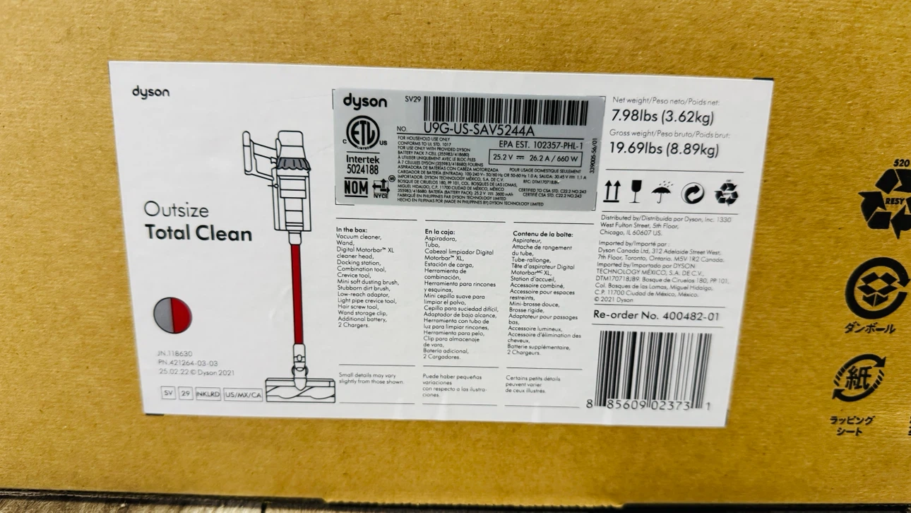 Dyson Outsize Total Clean Cordless Stick Vacuum