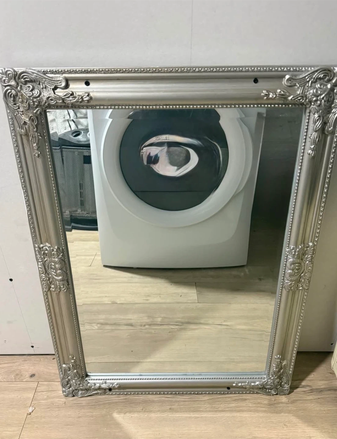 Antique Style Silver Mirror