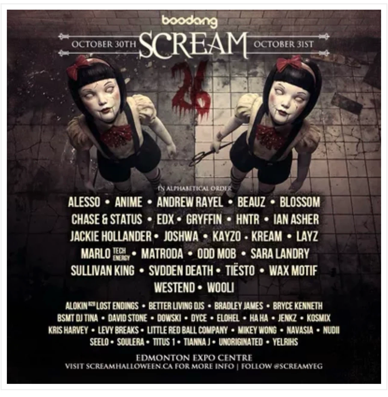 SCREAM 2026 1 GA Sat Ticket