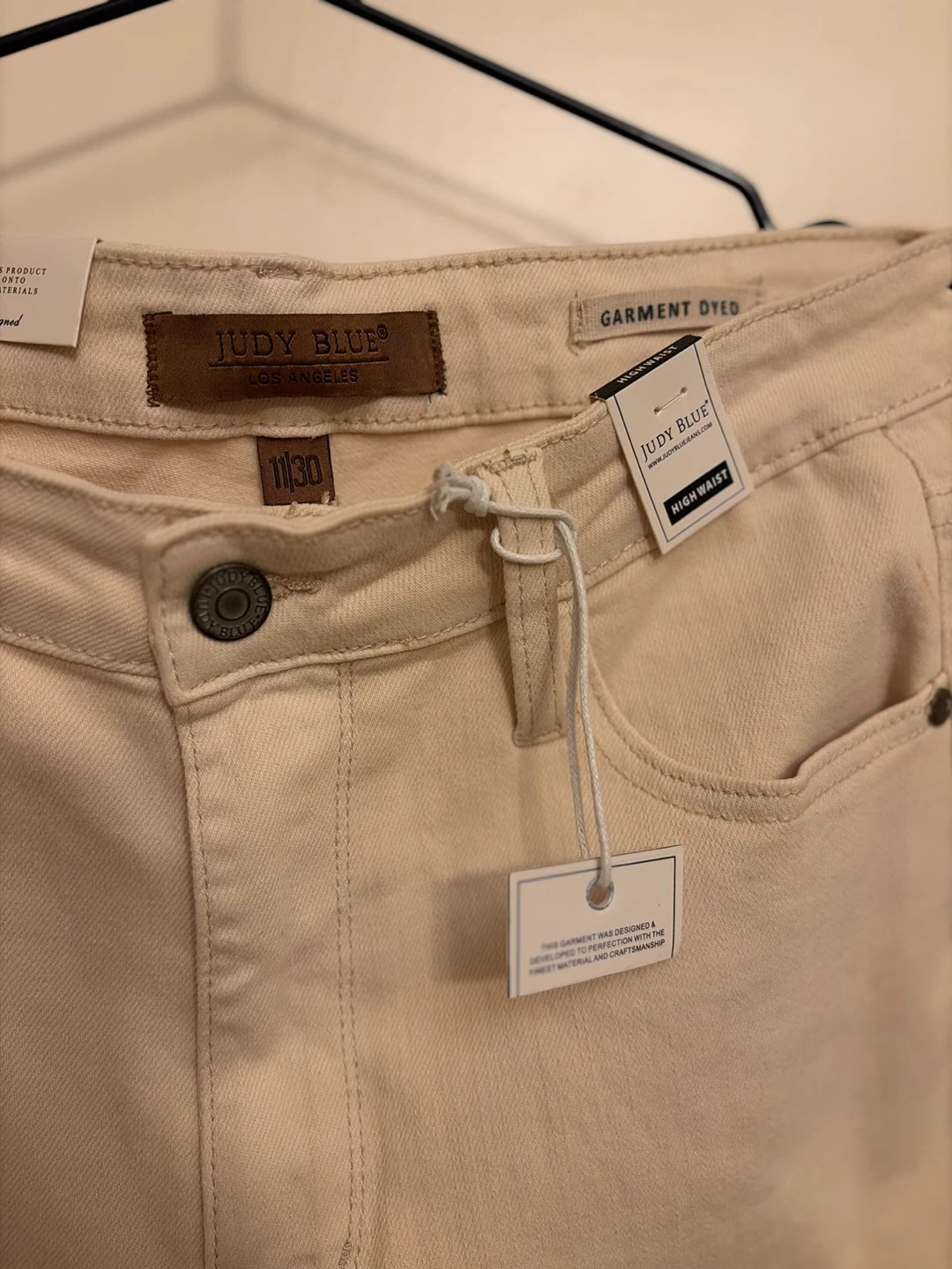 Judy Blue High Waist Pants with Crochet Detail