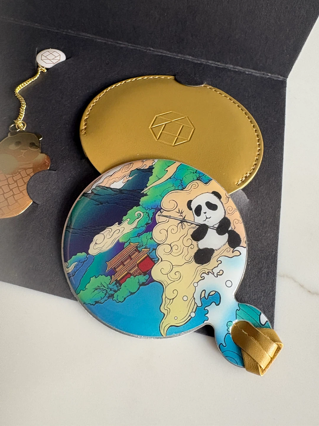 Panda Comb and mirror set - photo 3
