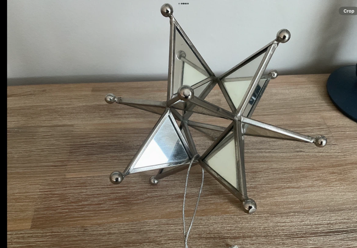 Vintage Moravian Mirror Star - photo 3