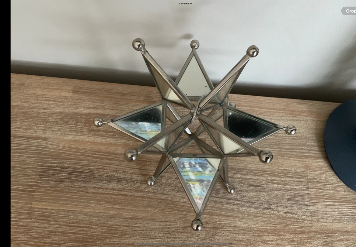 Vintage Moravian Mirror Star - photo 4
