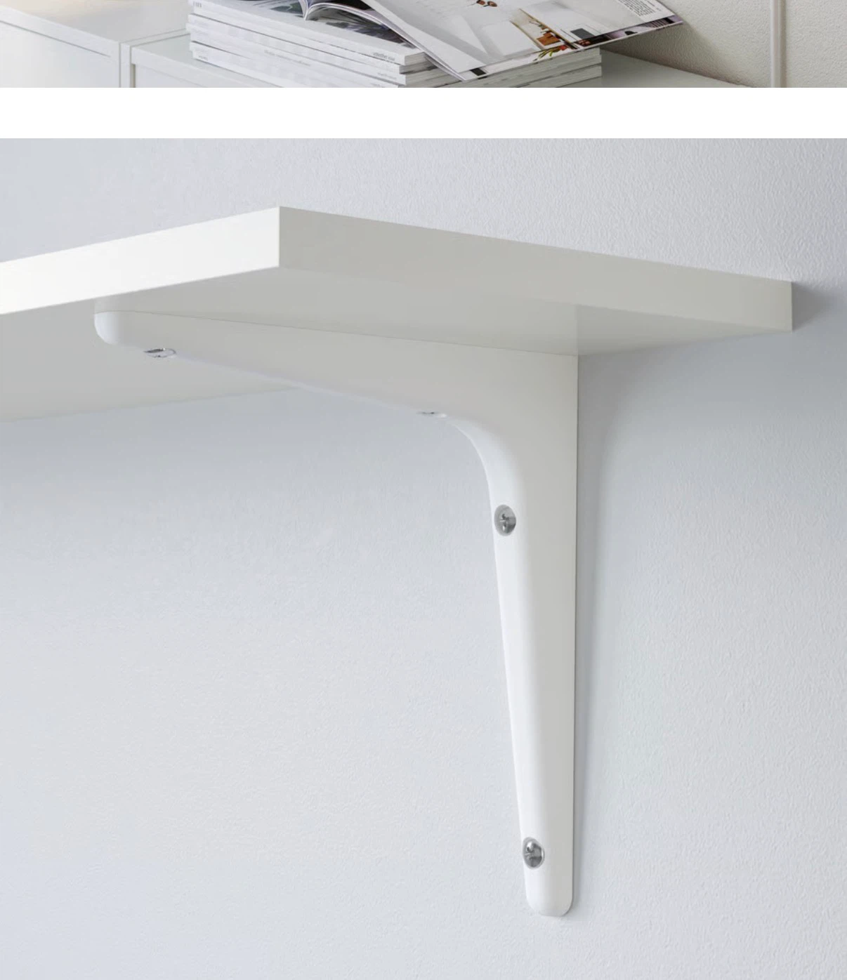 IKEA BURHULT / SIBBHULT Wall Shelf White - photo 2