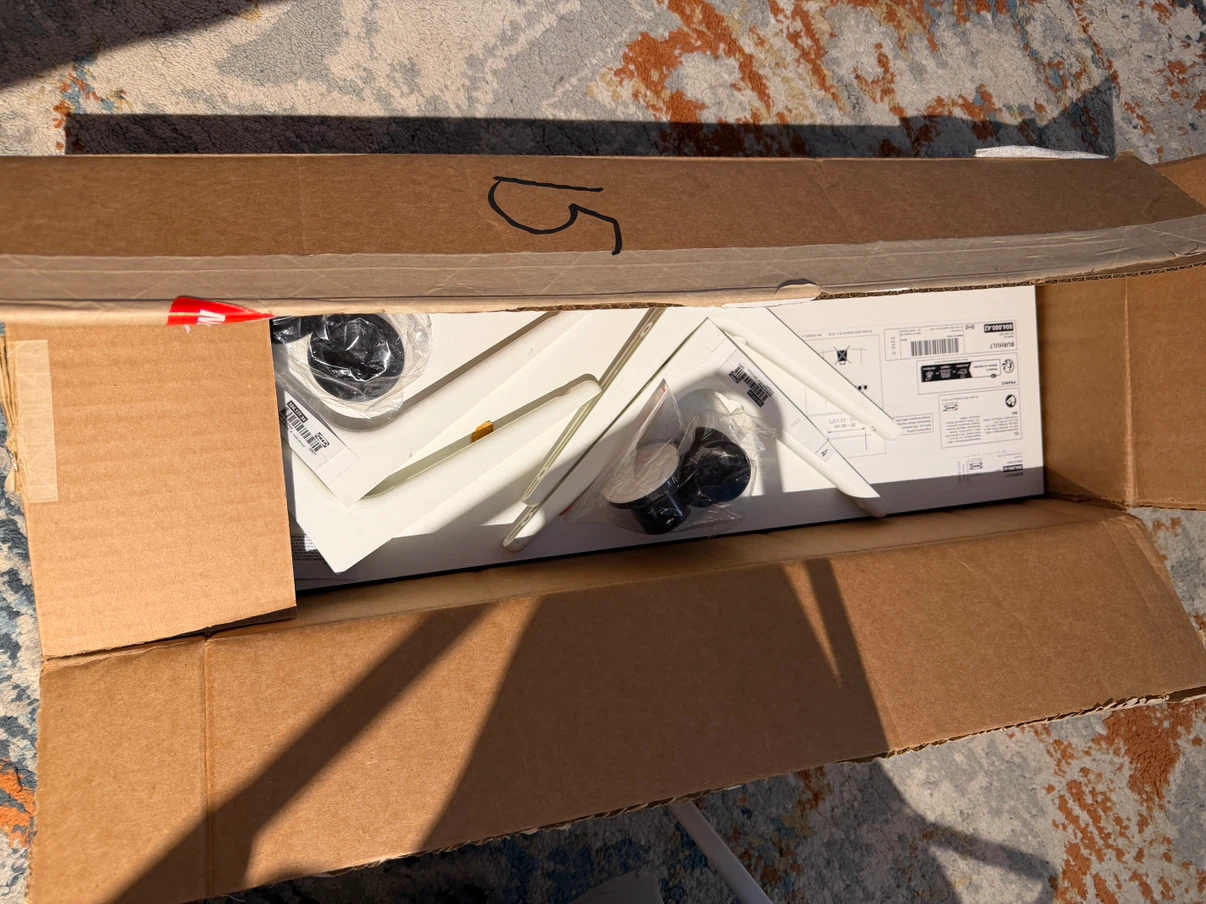 IKEA BURHULT / SIBBHULT Wall Shelf White - photo 5