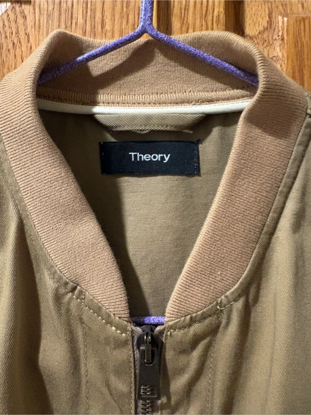 Theory Tan Bomber Jacket - photo 2