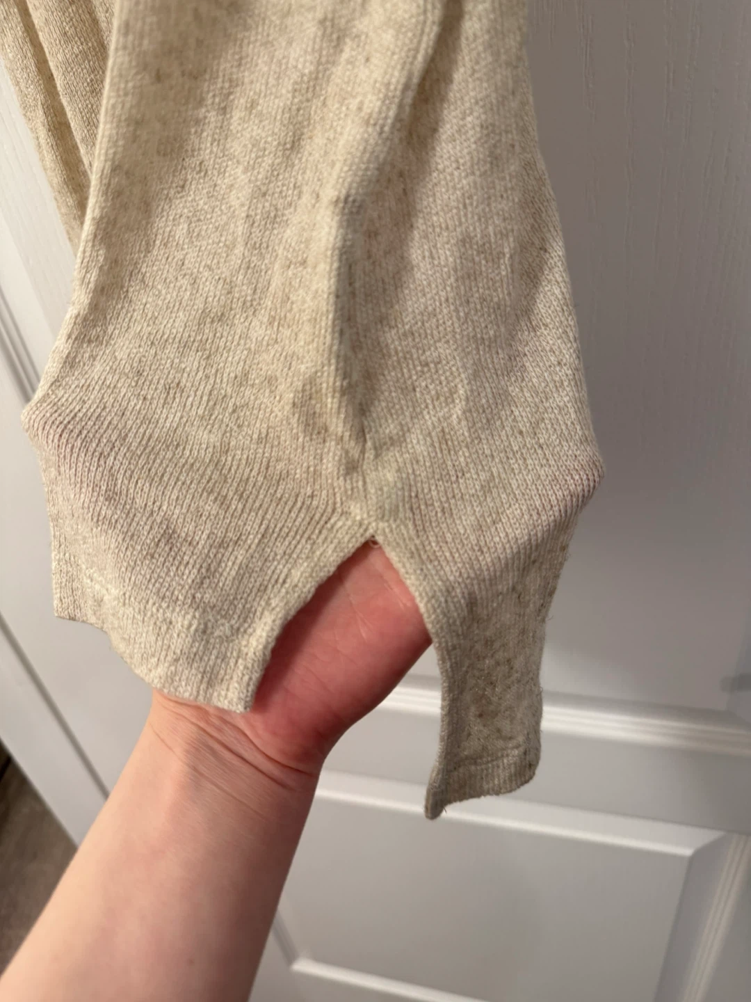 Revolve LNA Cream Ribbed Knit Tank Top - photo 4