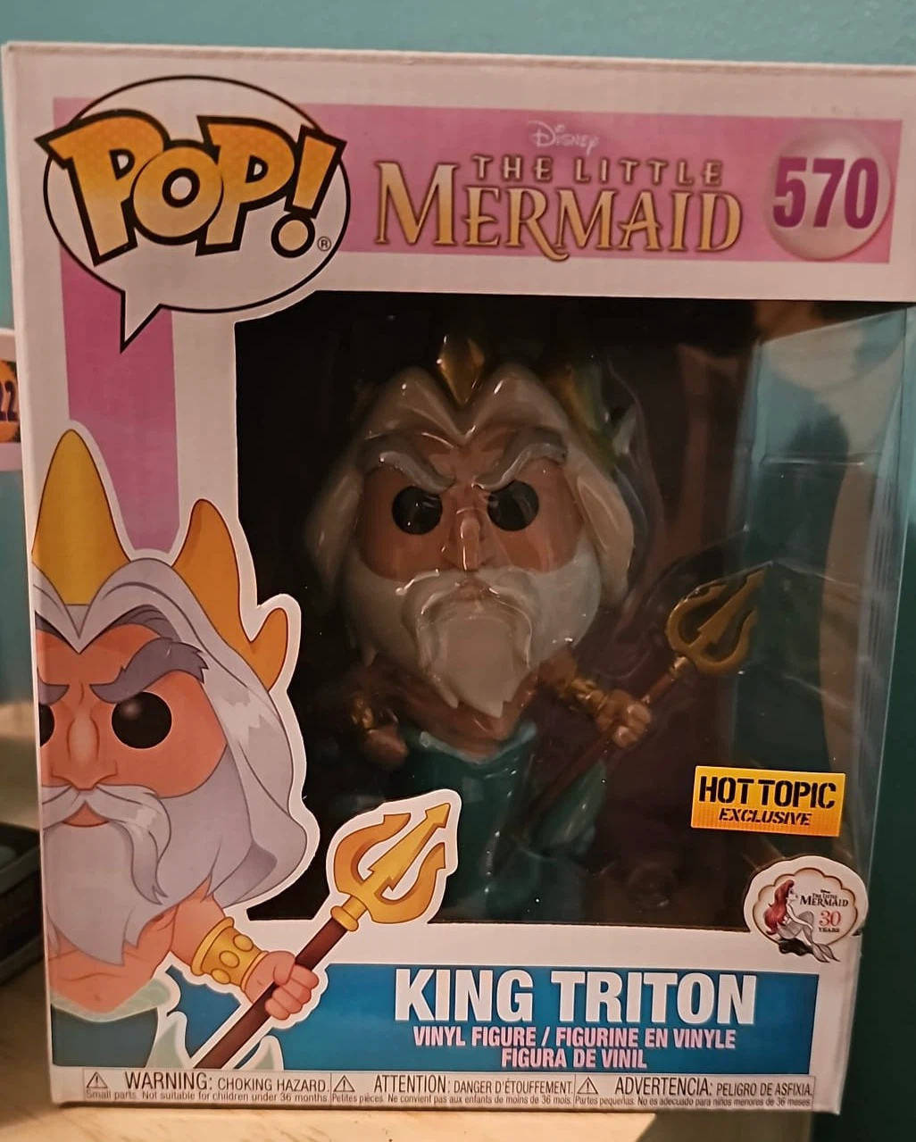 Funko Pop The Little Mermaid King Triton 570