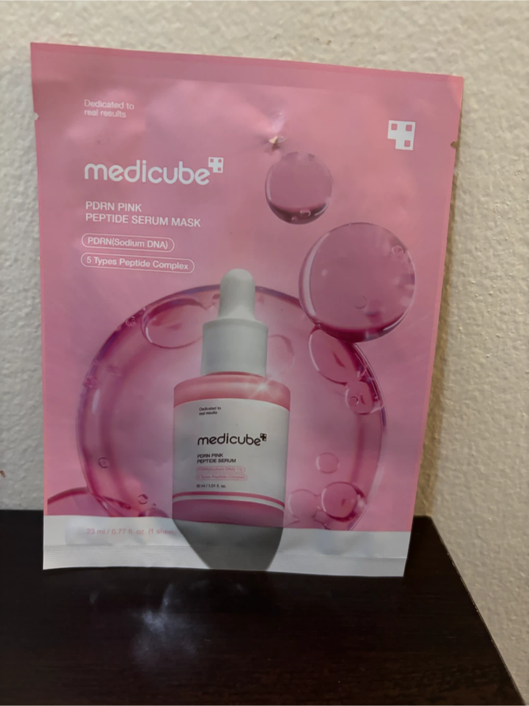 NEW-Medicube PDRN Pink Peptide Serum Mask