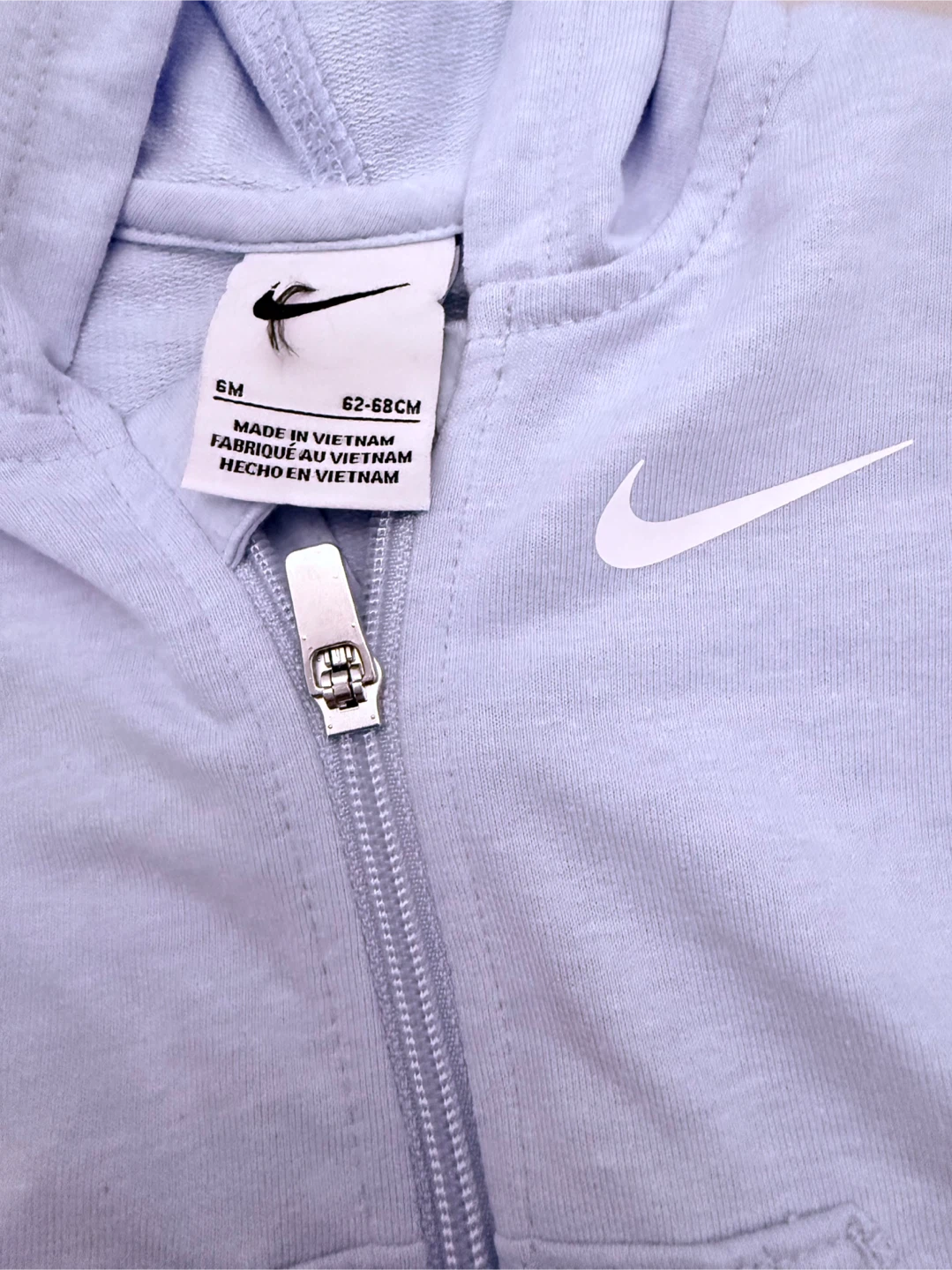 Nike Baby Zip-Up Hoodie Romper - photo 3