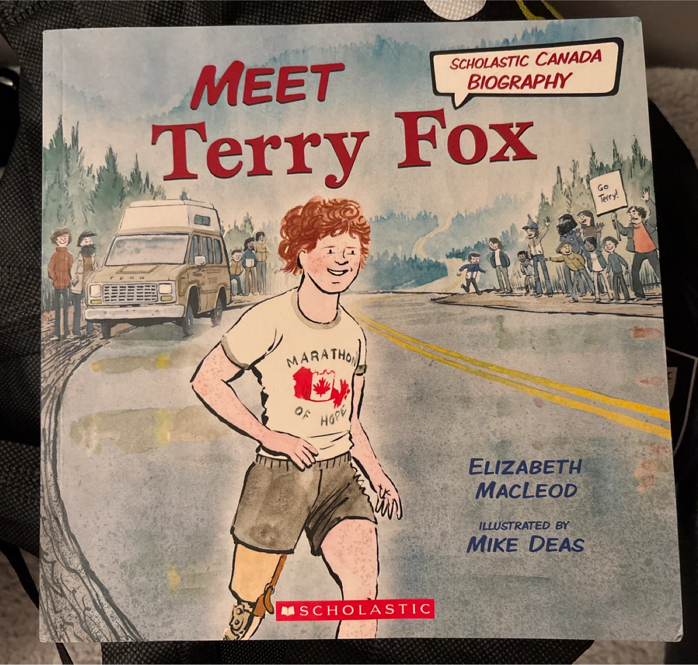 Meet Terry Fox Scholastic Biography Book