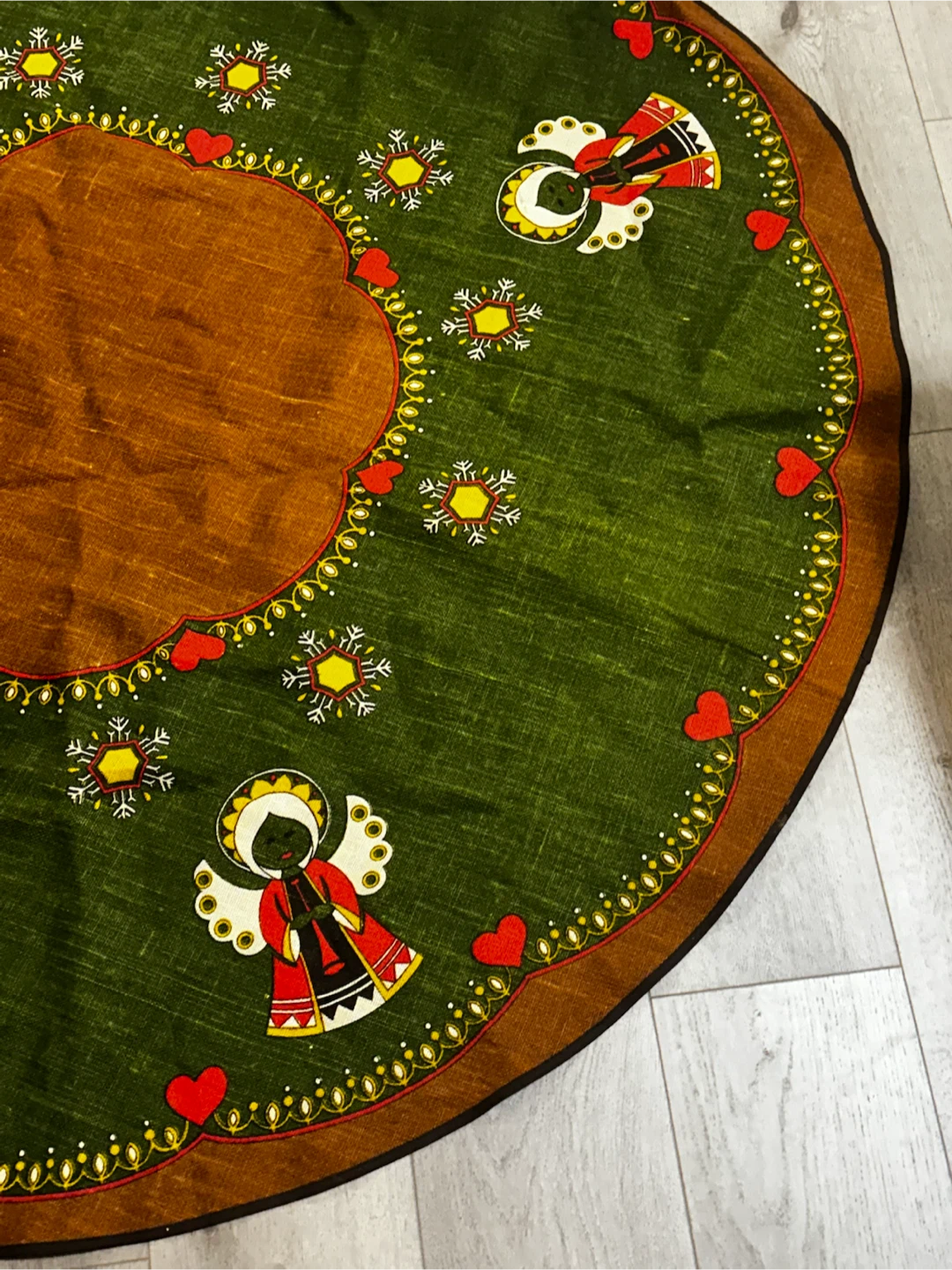 Vintage Walterscheid west German tree skirt - photo 2