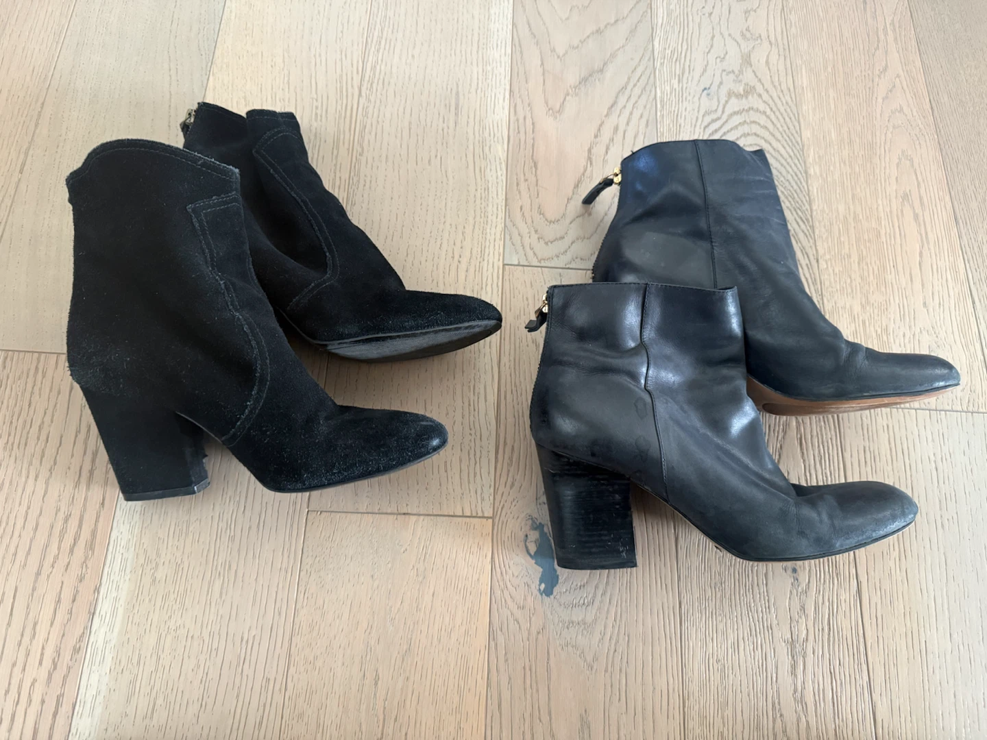 Nine West leather & suede ankle boots - woman’s size 8 $25 each