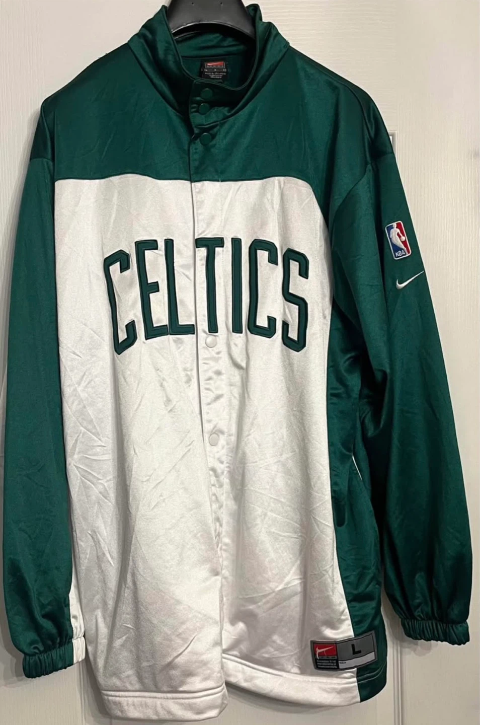 Vintage Nike Boston Celtics NBA Warm-Up Jacket