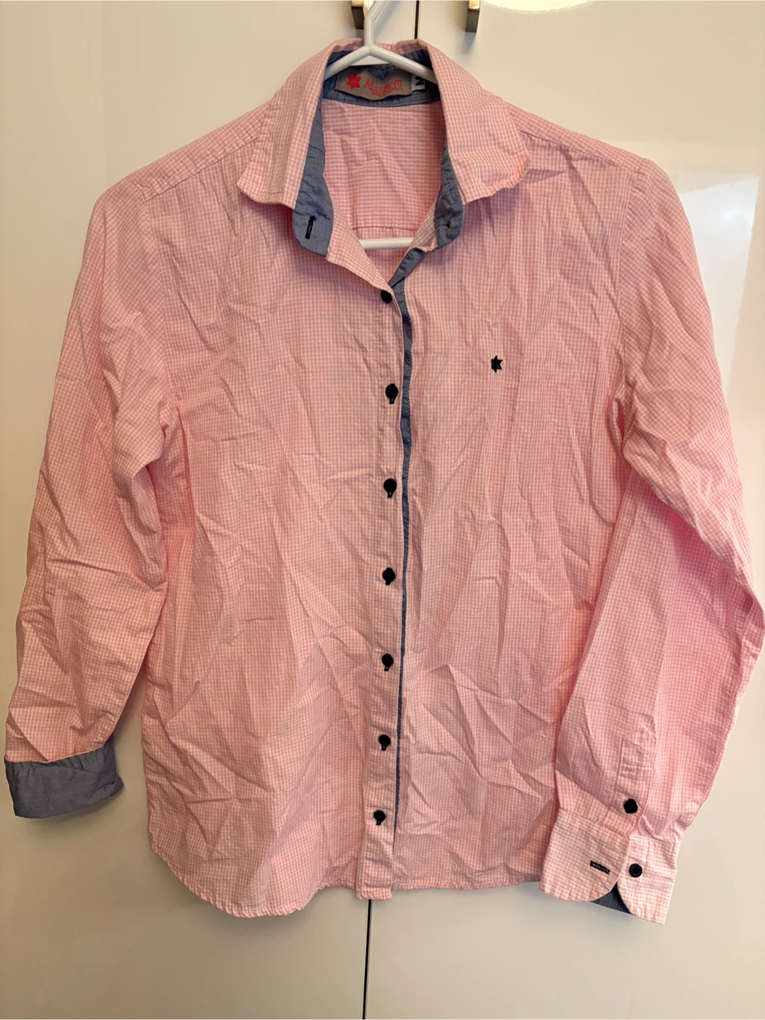 Long Sleeve Pink  Shirt - M