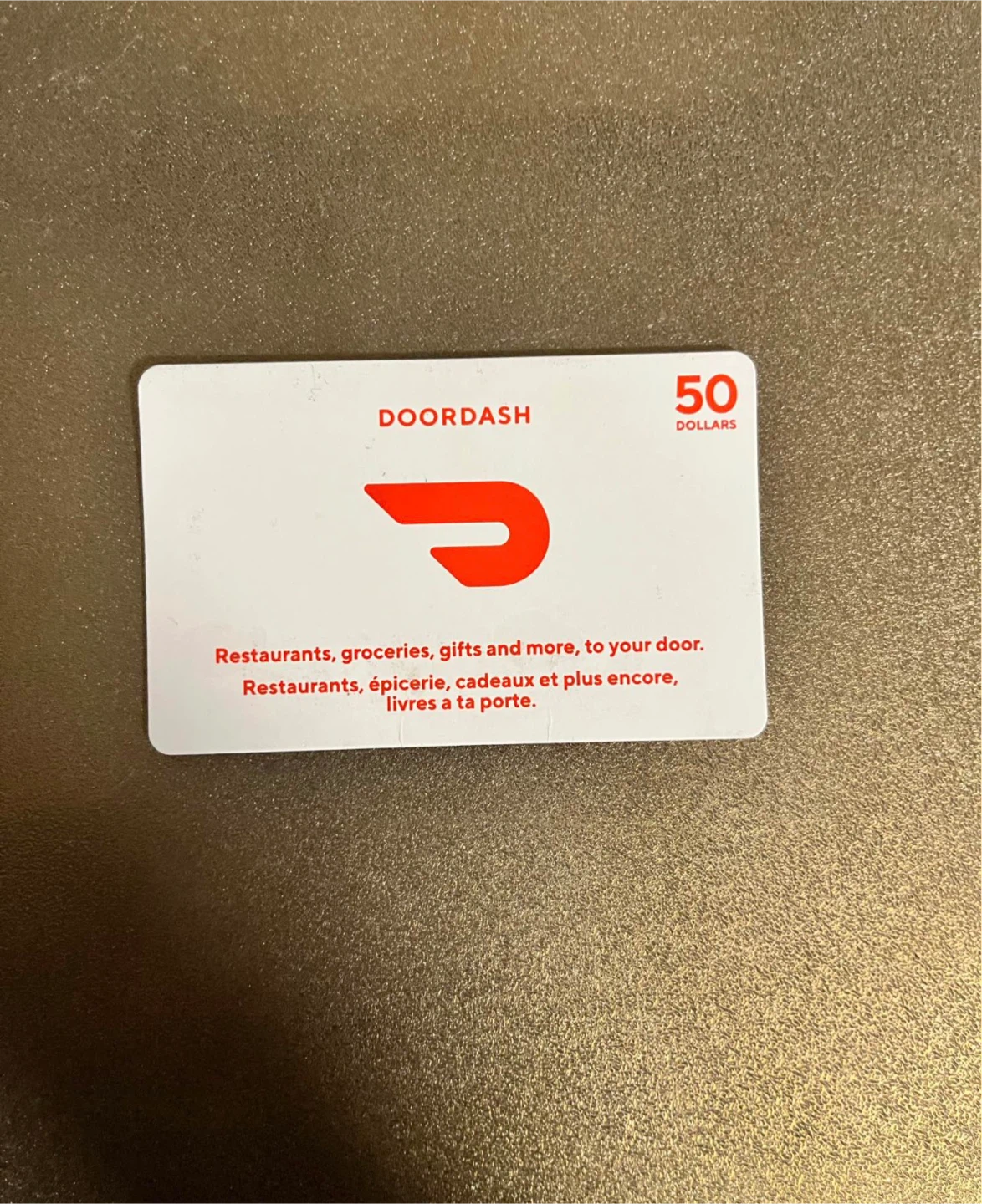 DoorDash $50 Gift Card