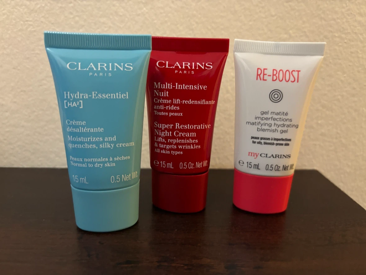NEW-Set of 3 Clarins Skincare