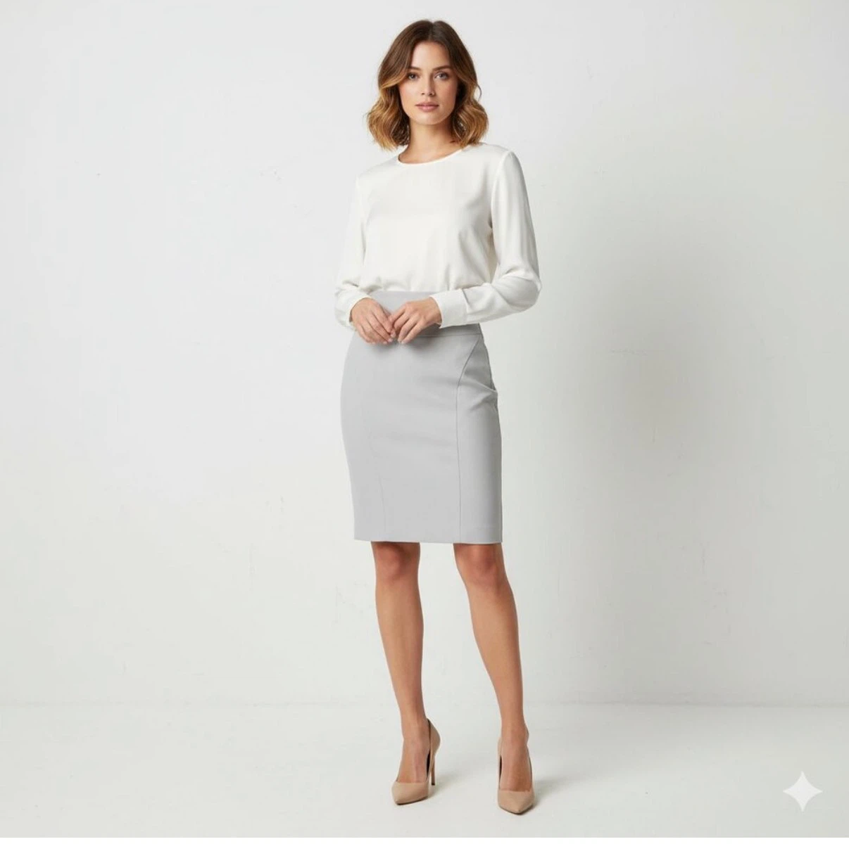 Costa Blanca Vintage Y2K Pencil Mini Skirt