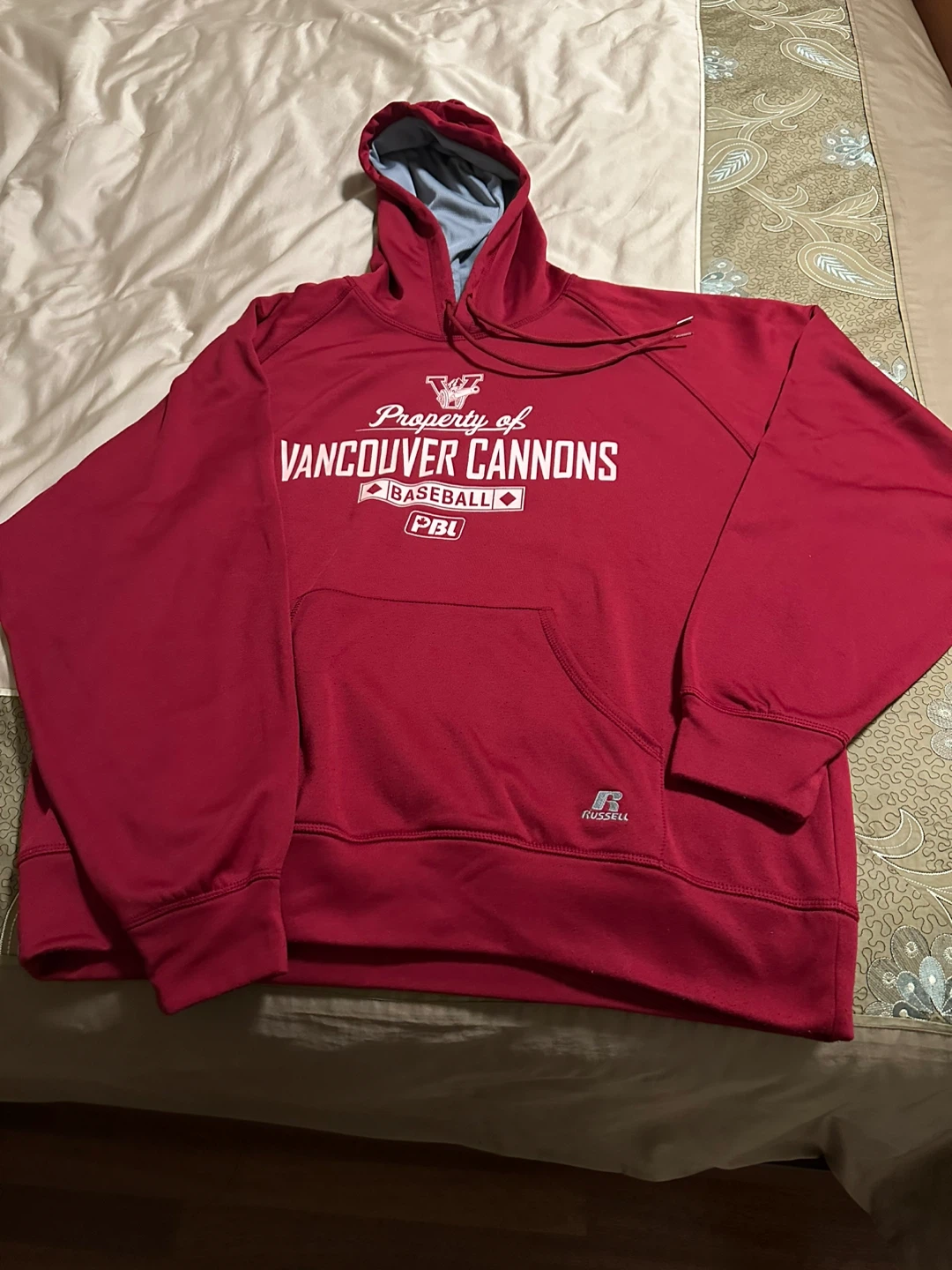 Two Baseball Hoodies (Russell and Majestic)