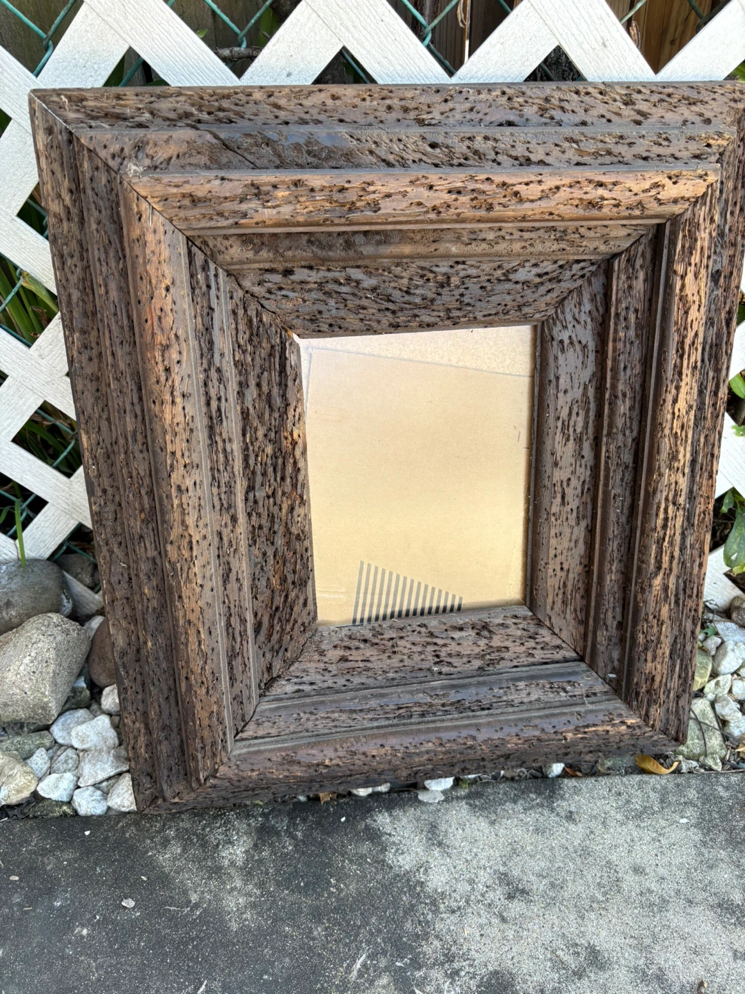 Rustic Reclaimed Wood Picture Frame