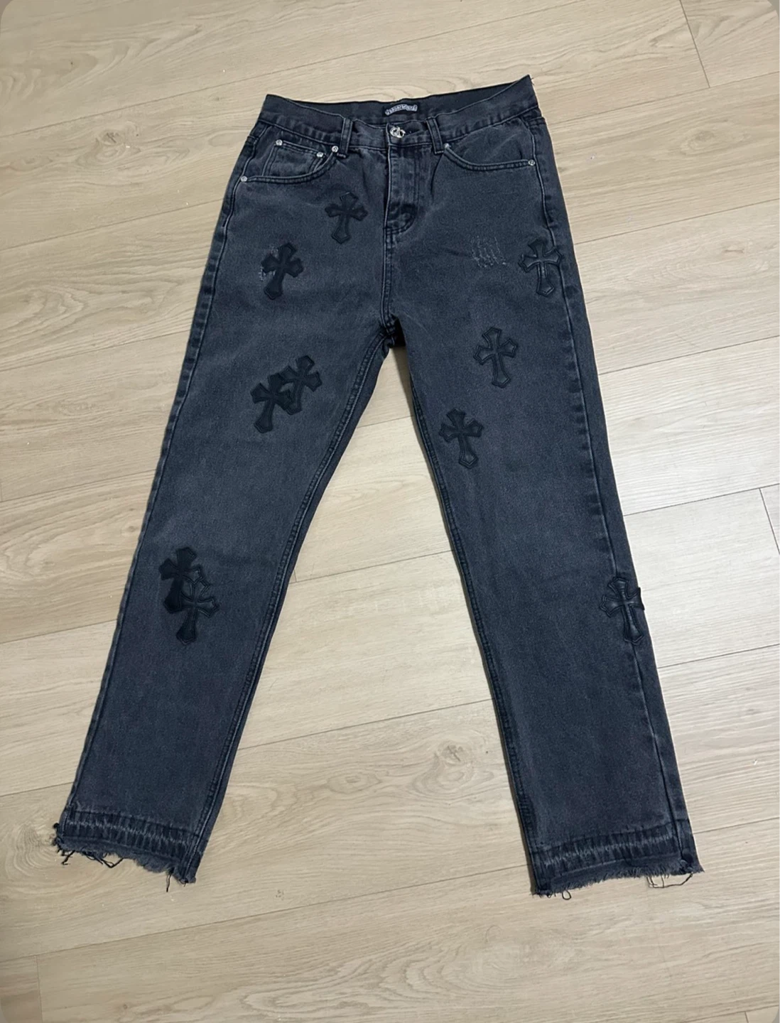 Chrome Hearts x Levi's 550 Black Denim Jeans