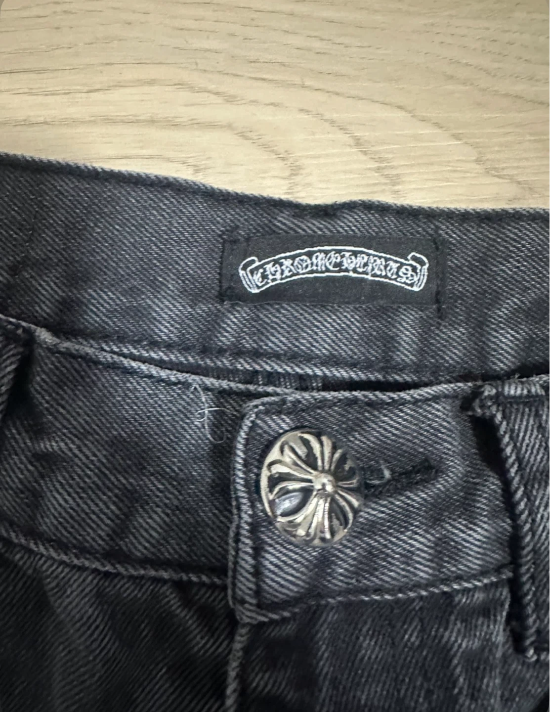 Chrome Hearts x Levi's 550 Black Denim Jeans - photo 2