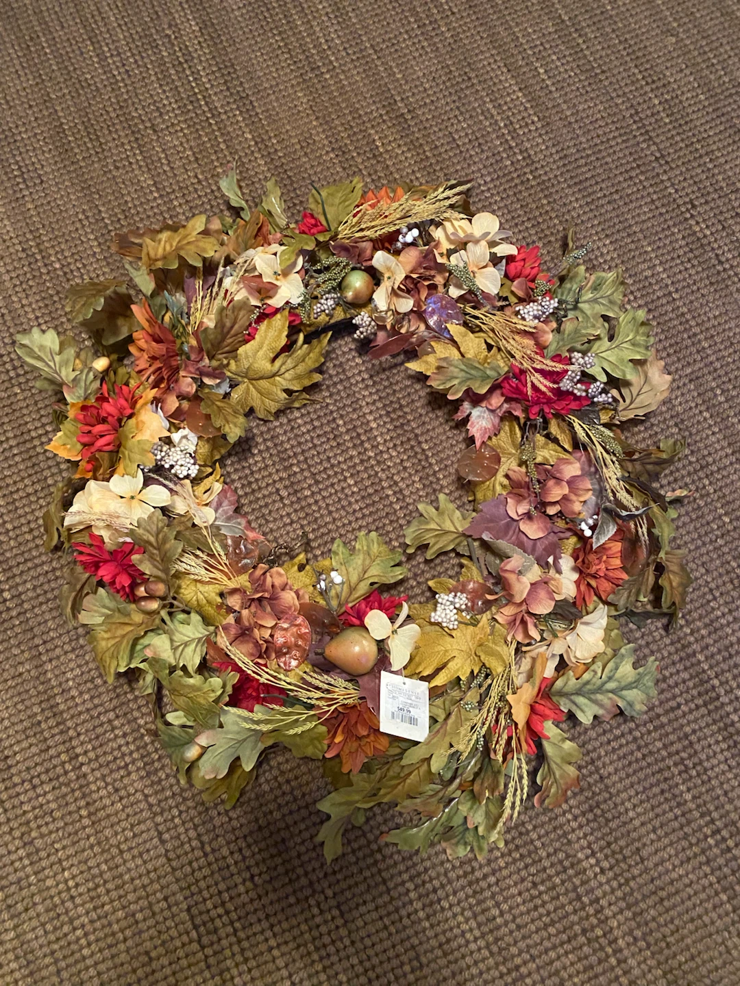 Homesense Autumn Floral Wreath