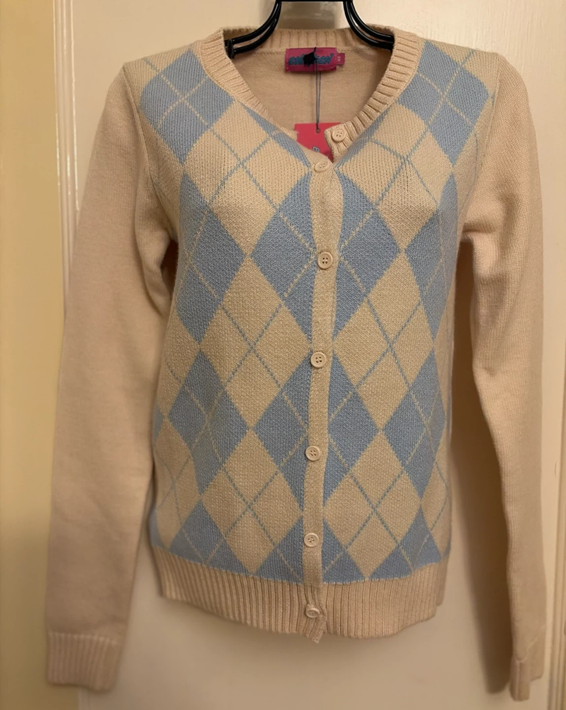 Edikted Argyle Cardigan - photo 3