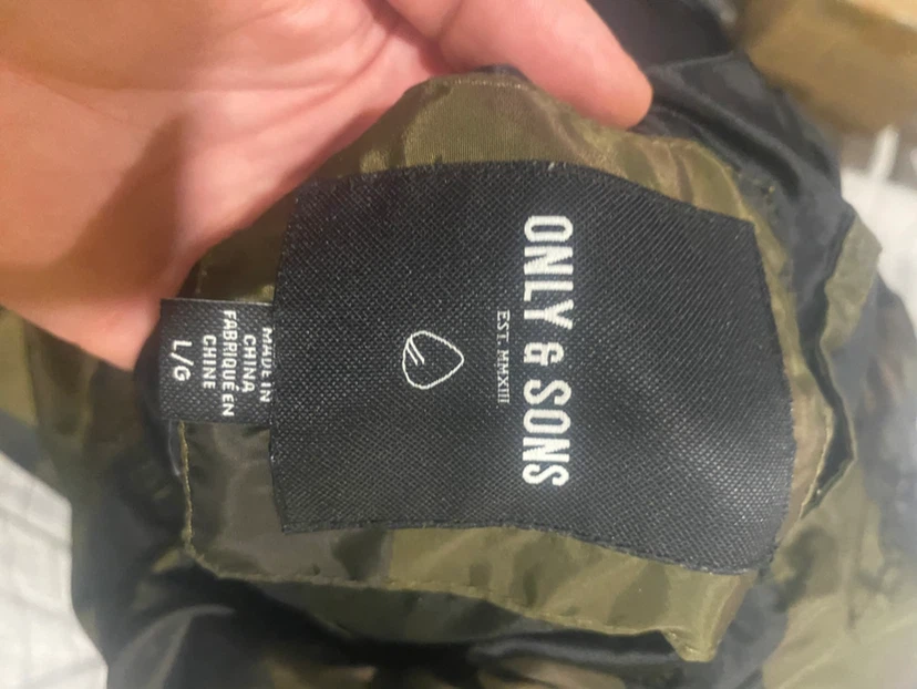 Free Large Camo Jacket Only & Sons - photo 3