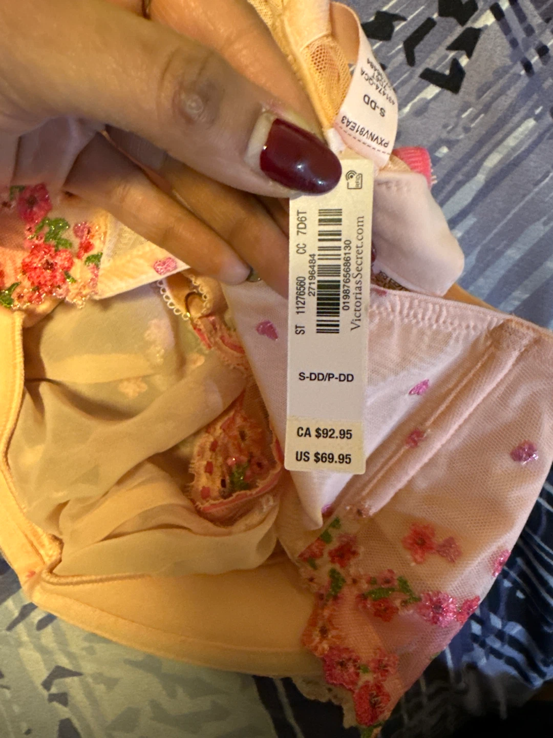 Victoria's Secret Unlined Floral Bra - photo 3