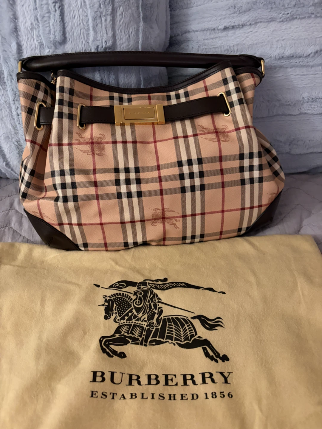 Burberry Haymarket Check Tote