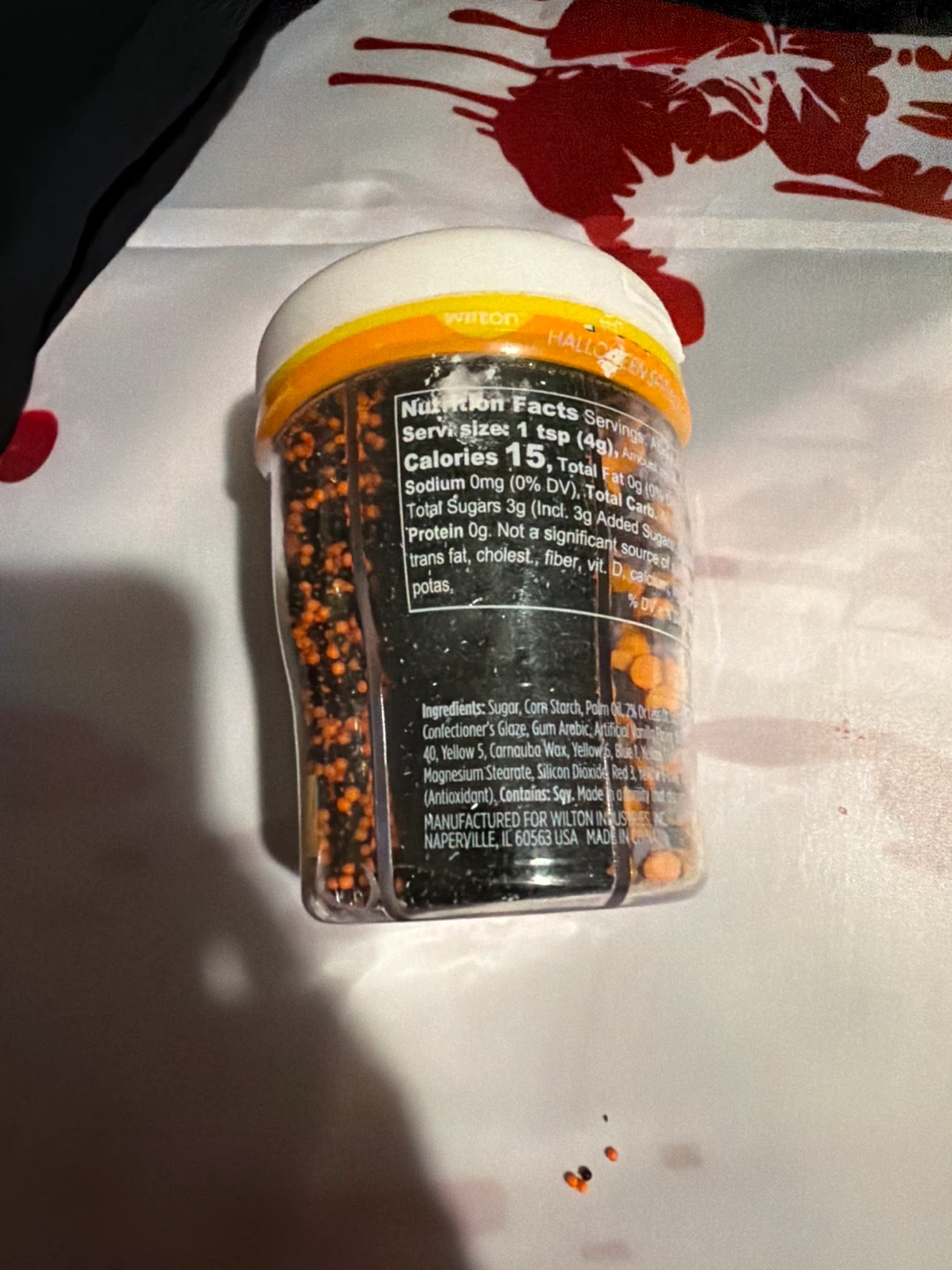 Wilton Halloween Sprinkles 6-Cell Mix